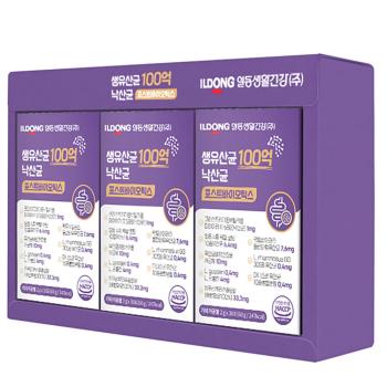일동생활건강 생유산균 100억 낙산균 포스트바이오틱스30포 x 3SET (쇼핑백 증정)