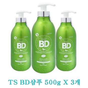 올뉴 Ts BD샴푸 500g x 3개