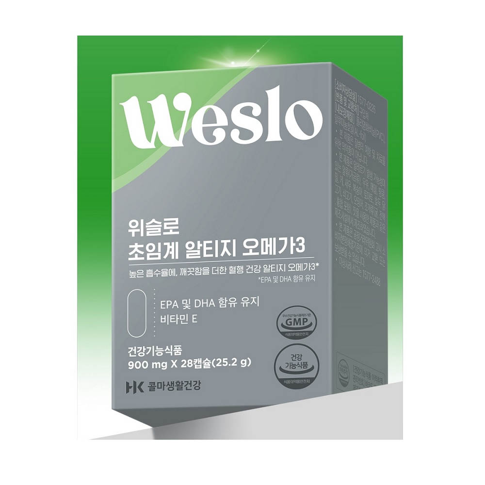 (콜마생활건강) 위슬로 초임계 알티지 오메가3