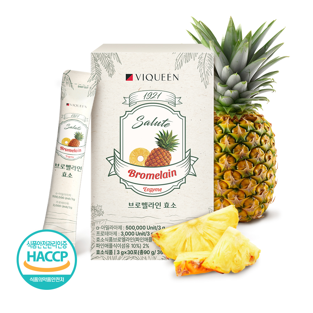 바이퀸 브로멜라인 파인애플효소(60포)