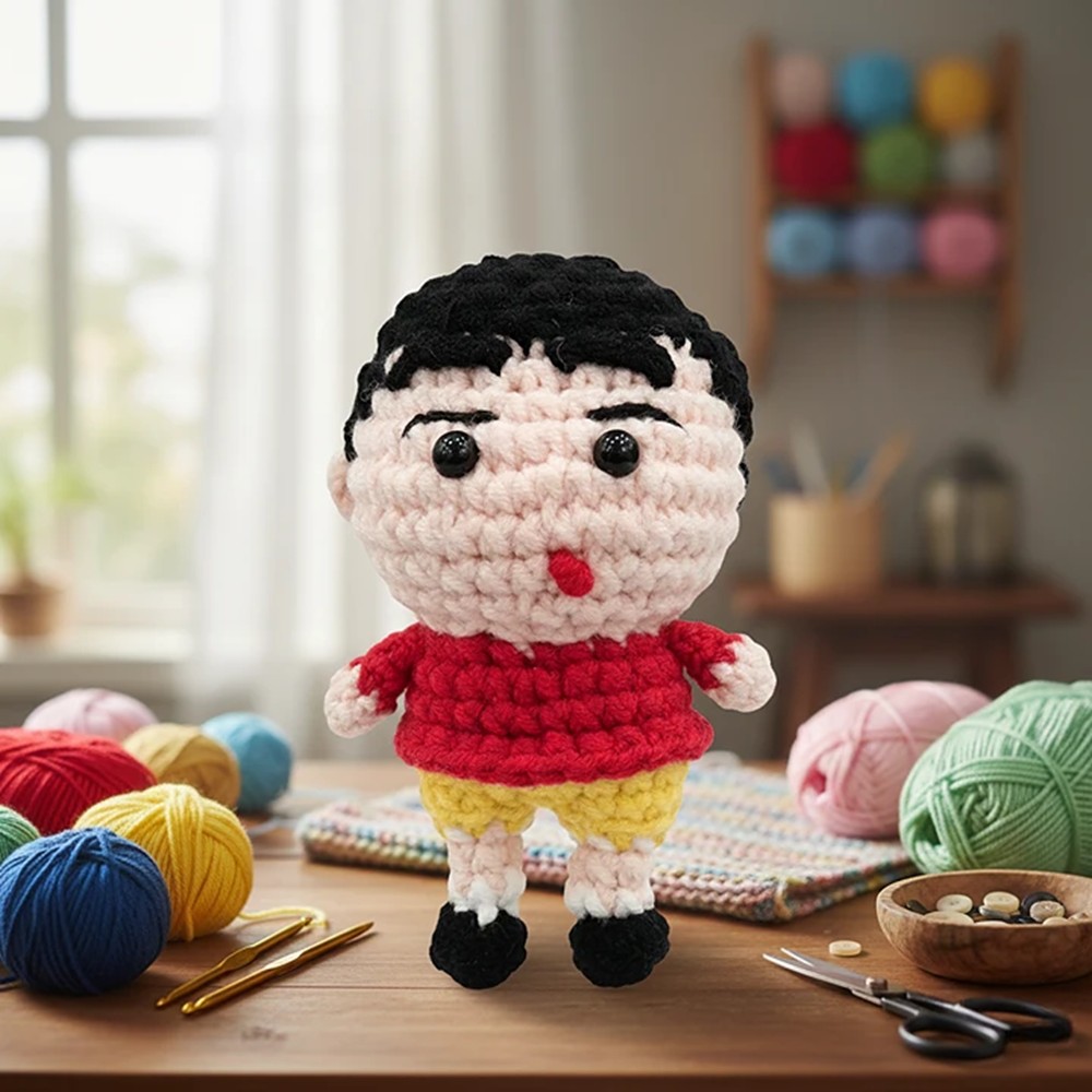 부리부리 짱구 키링 인형