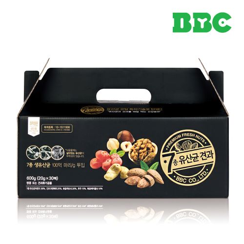 [비비씨] 7종 유산균 프리미엄 견과 오리지널 30입