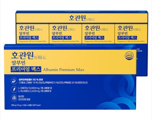 [호관원] 알부민 프리미엄 맥스 액상스틱 (15포X4박스) 2개월분