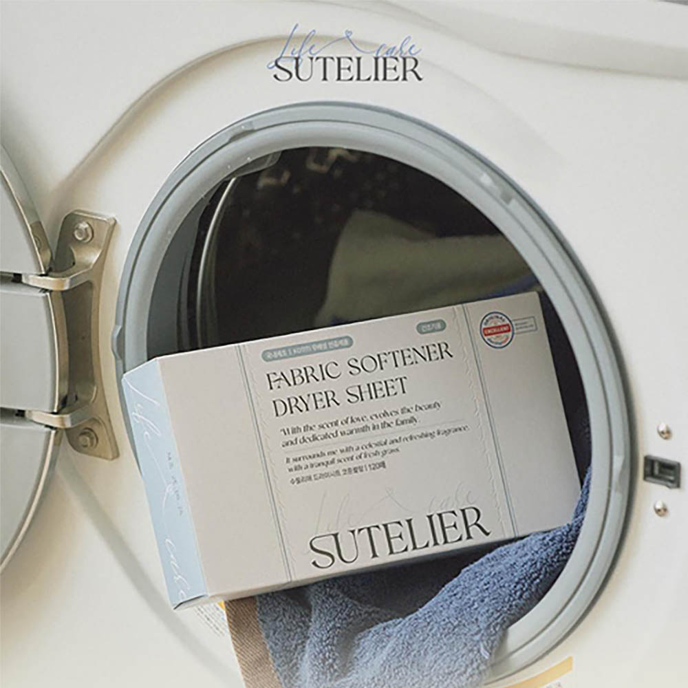 [수뜰리에] 건조기시트 건식 코튼블랑향 120매