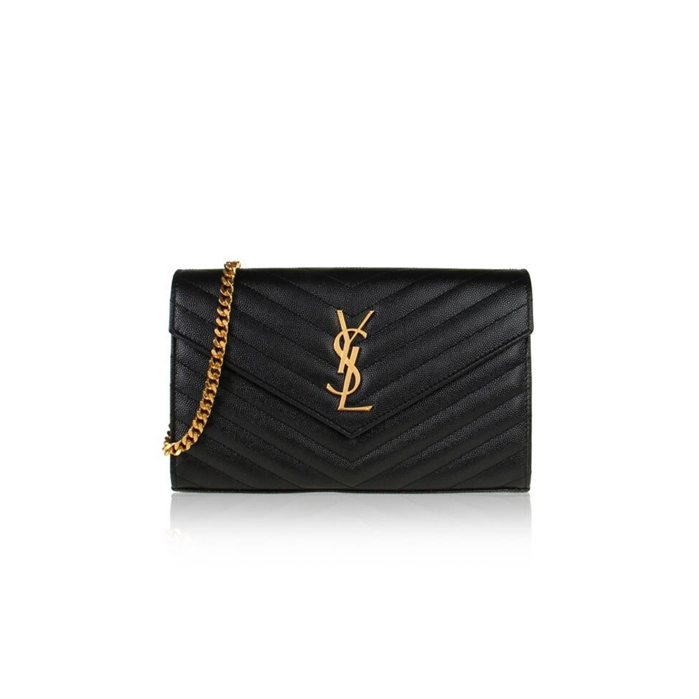 【정품/국내 배송】YSL 생로랑 WOC 모노그램 레더 숄더백 377828 BOW011000