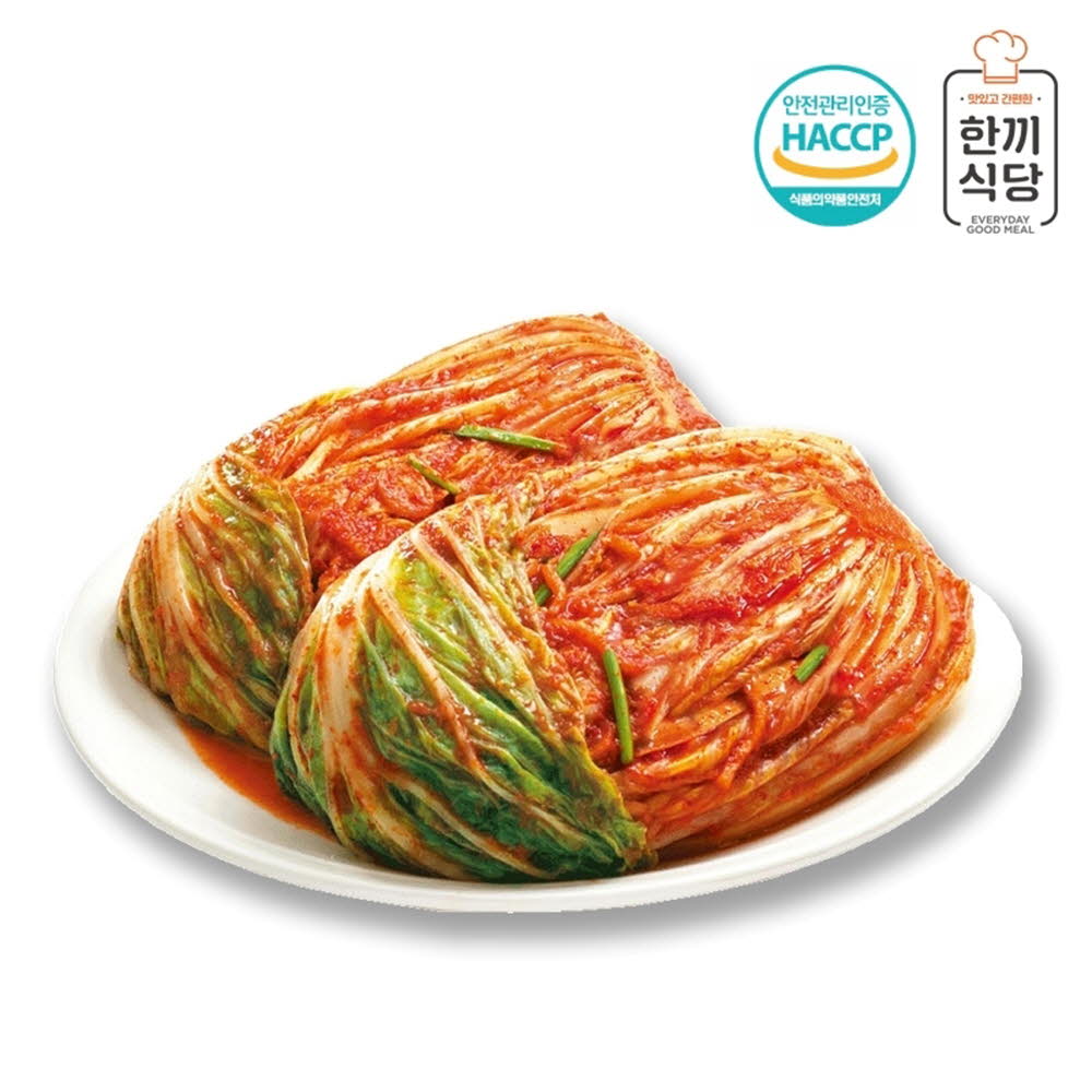 [한끼식당] 믿고 먹는 우리농산물100% 포기김치 3kg