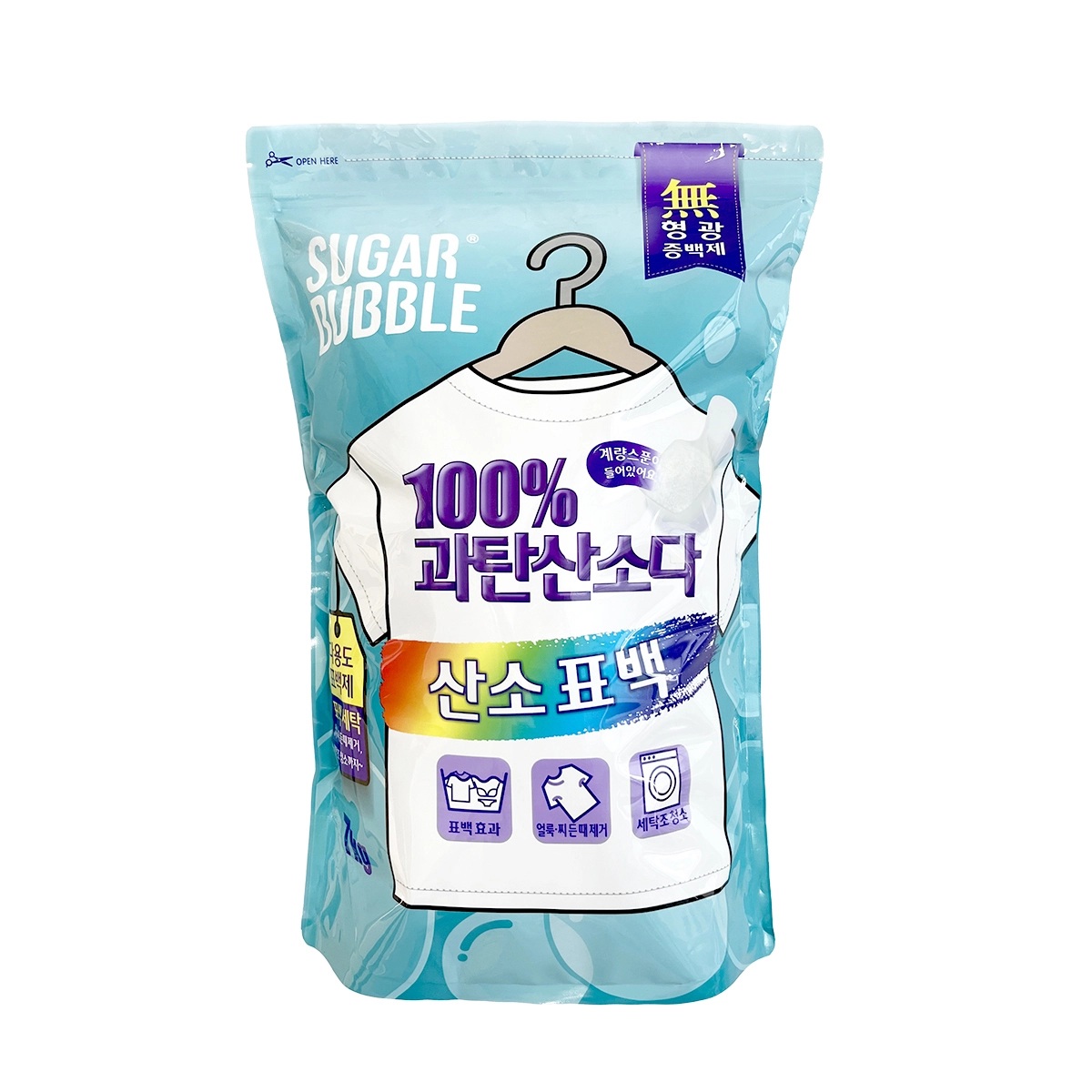 [슈가버블] 과탄산소다 표백제 7kg 대용량 세탁세제