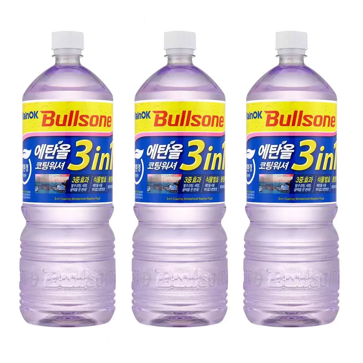 [불스원] 3in1 자동차 워셔액 1.8L * 3개