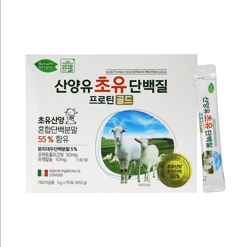 프리미엄 산양유 초유단백질 프로틴골드(90포) *1 ( 1일 1회 1포 - 3개월분 )